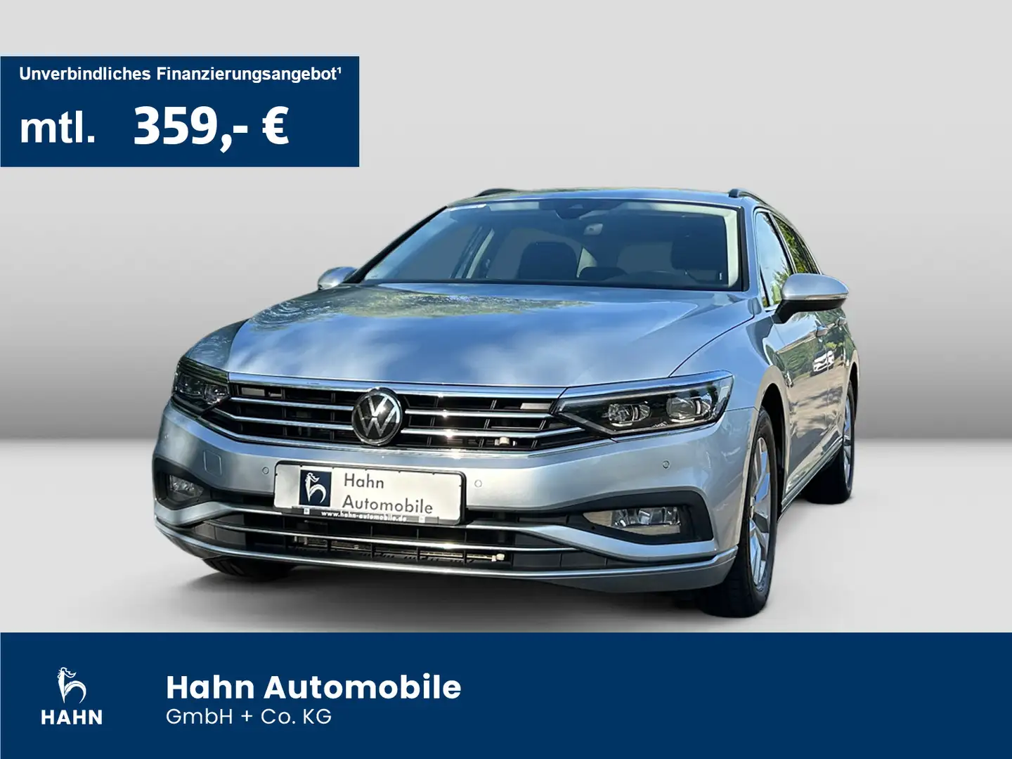 Volkswagen Passat Variant Business 2.0TDI DSG LED AHK CAM N Zilver - 1