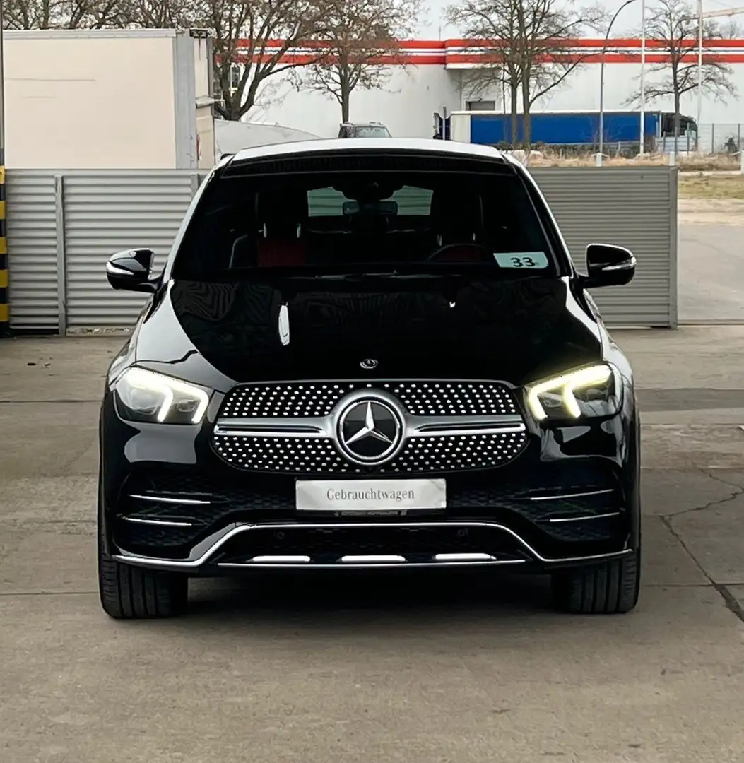 Mercedes-Benz GLE 400 d 4M COUPE AMG-LINE PANO AHK KEYLESS 360° Fekete - 2