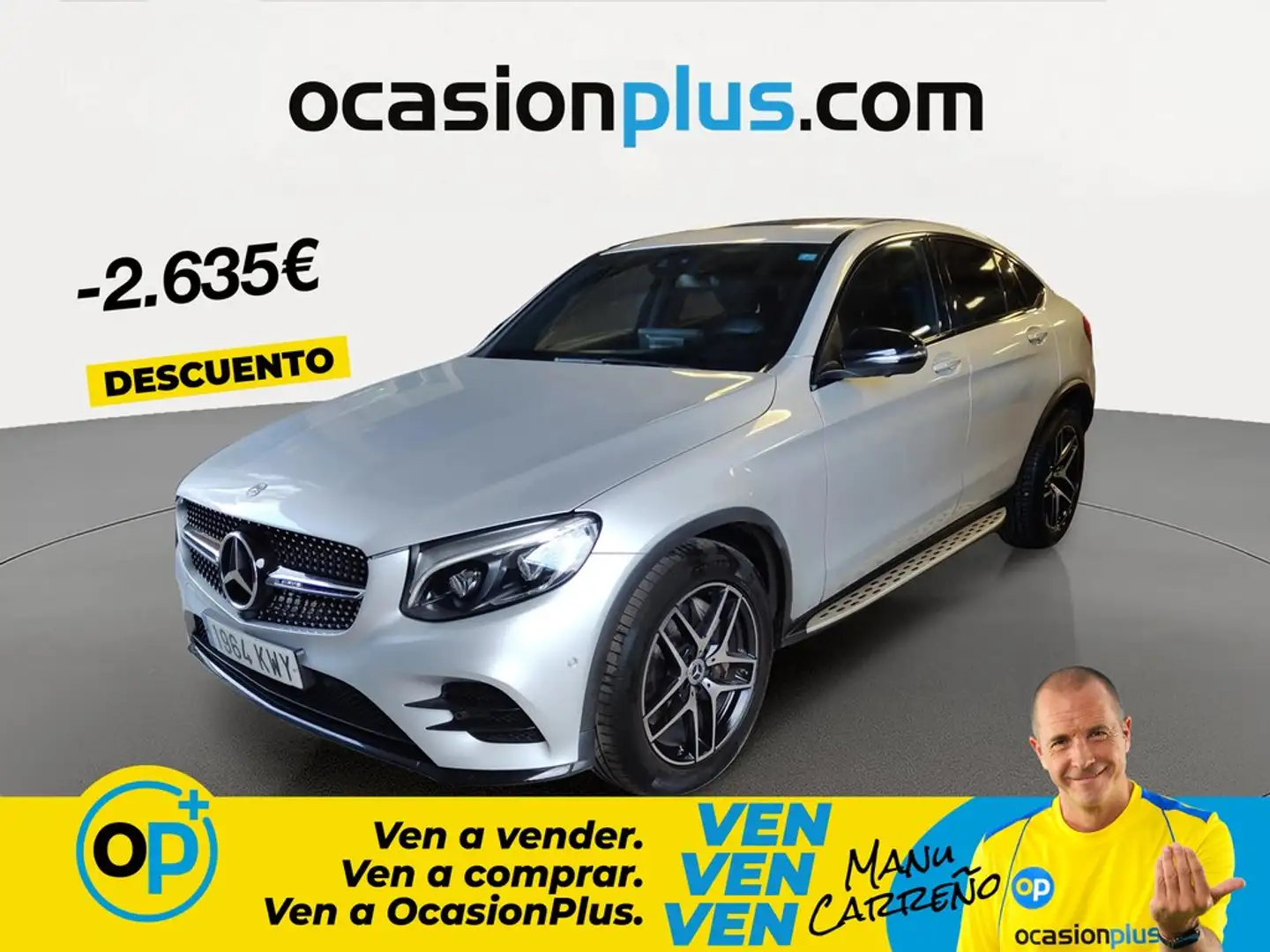 Mercedes-Benz GLC 220 Coupé 220d 4Matic Aut. Gris - 1