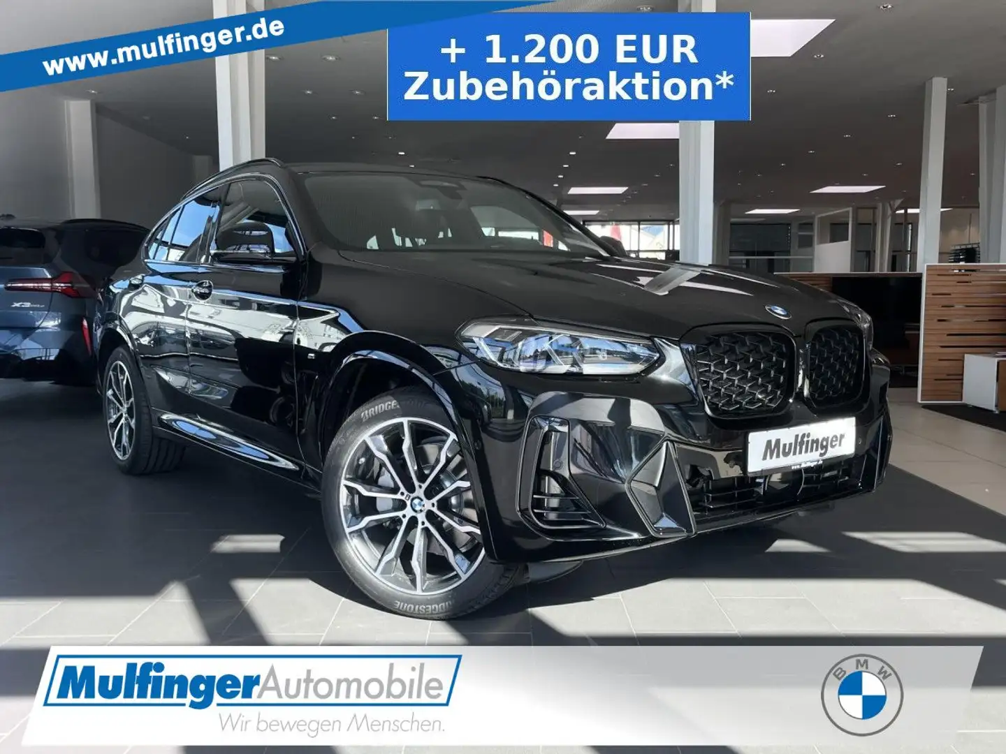 BMW X4 x30d HUD ACC SuView PanoD.Laser Standh.AHK 20 Noir - 1