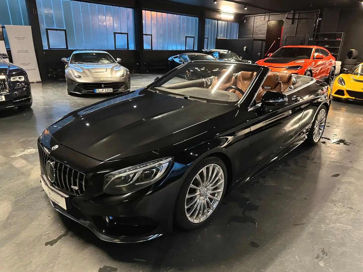 Mercedes-Benz S 500 Cabriolet AMG*Exklusiv Paket*Air Scarf*360 Siyah - 1