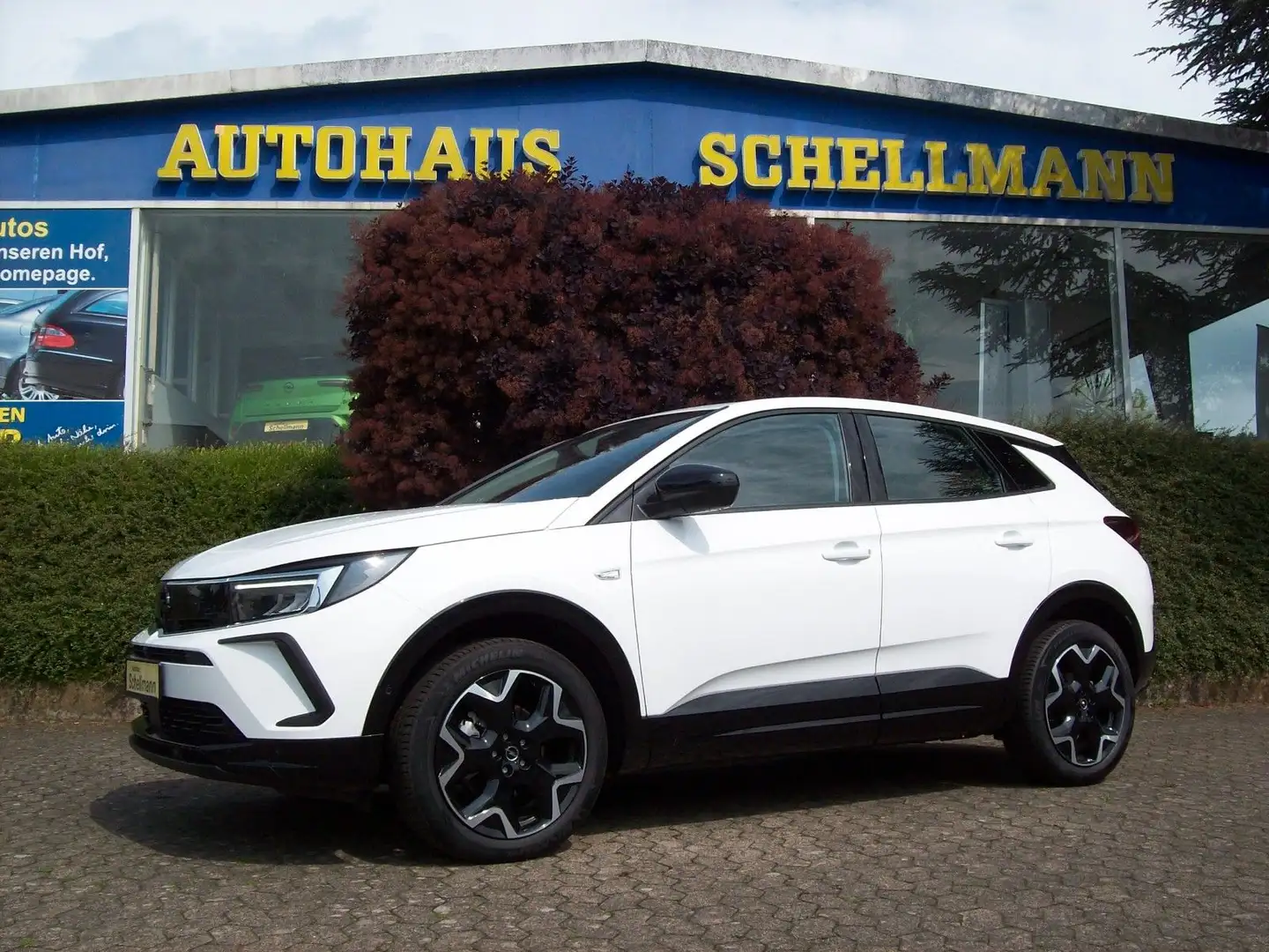 Opel Grandland X Grandland 1.2T GS AGR SHZ LHZ 360 Navi Pro AHK Weiß - 1