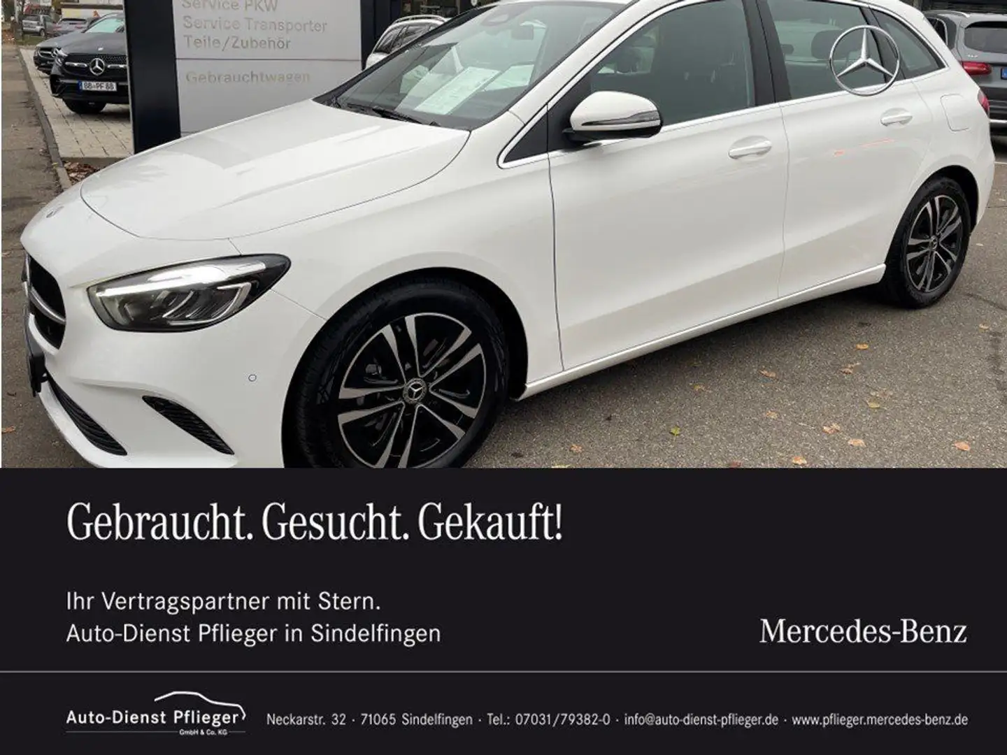 Mercedes-Benz B 180 *Progressive Advanced*AHK*Totwinkel*gr.Disp Bílá - 1