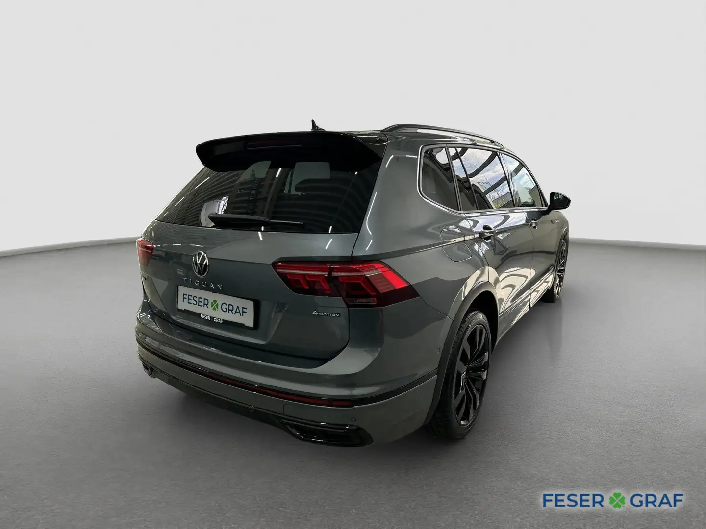 Volkswagen Tiguan Allspace R-Line TDI DSG 7-Sitzer Pano AHK Grau - 2