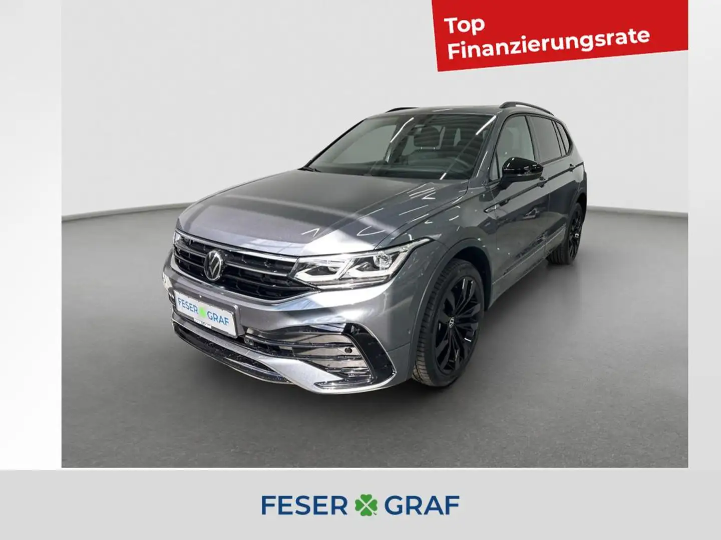 Volkswagen Tiguan Allspace R-Line TDI DSG 7-Sitzer Pano AHK Grau - 1
