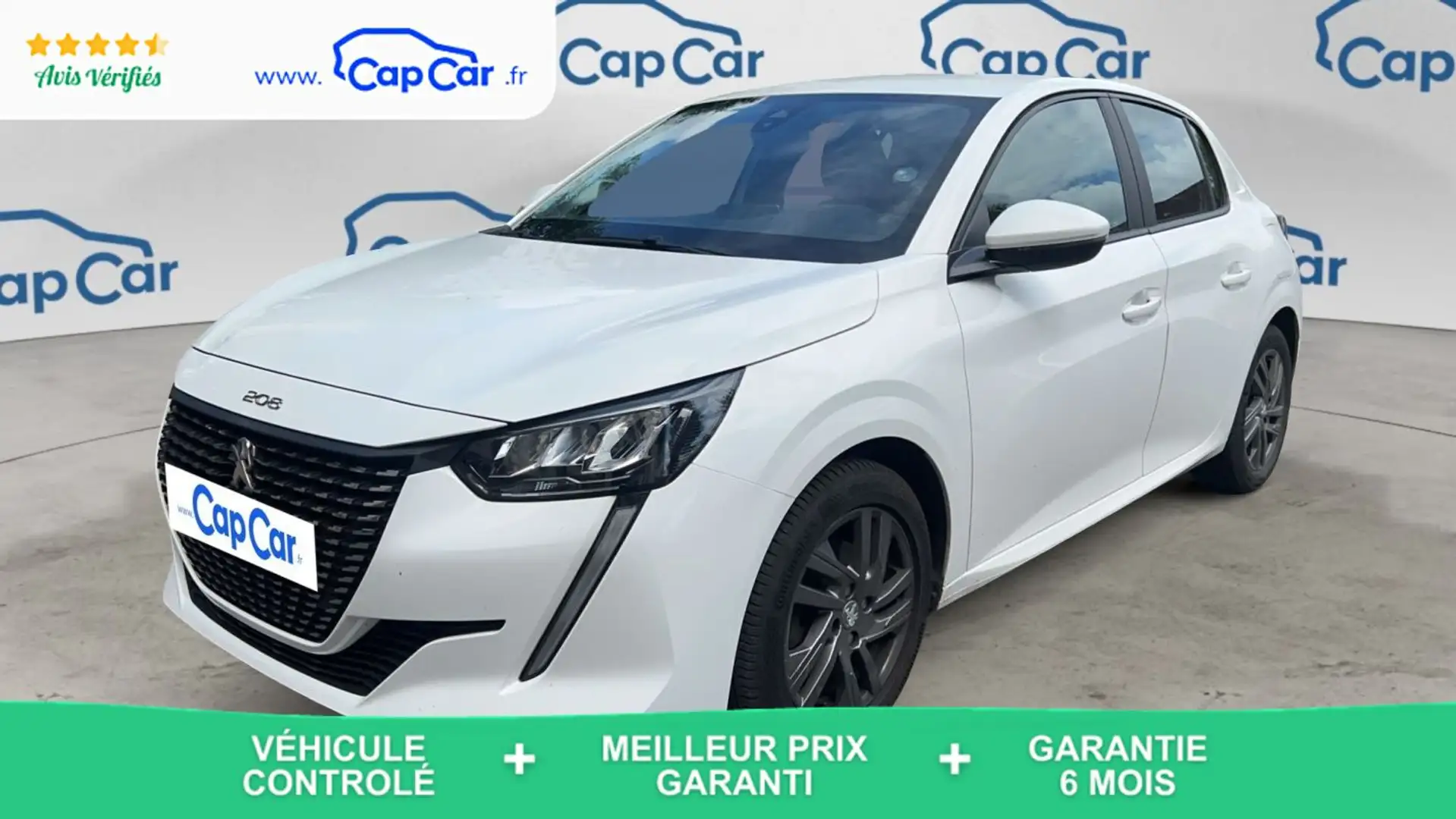 Peugeot 208 II 1.2 Puretech 100 Active Business Blanc - 1