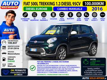 500L 1.3 MJT TREKKING 95CV EURO6B NAVI/TOUCH/TETTO/RATE/PERMUTE
