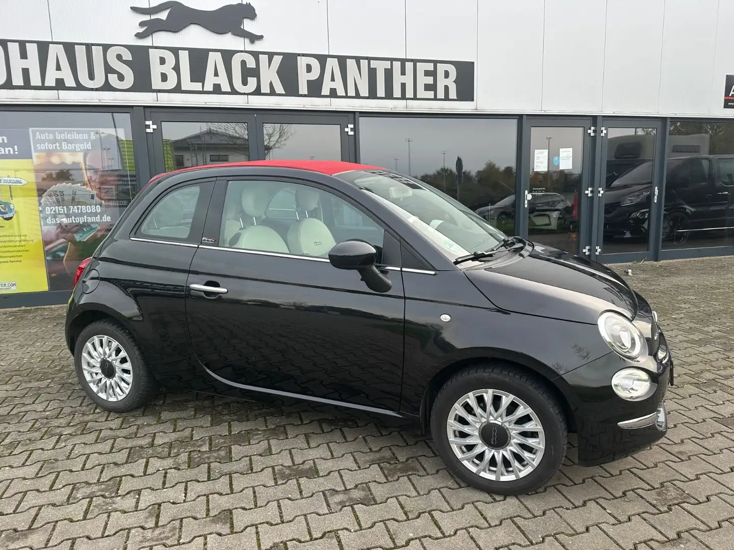 Fiat 500C Lounge Modell 2020 Navi Alu PDC Klima Schwarz - 2