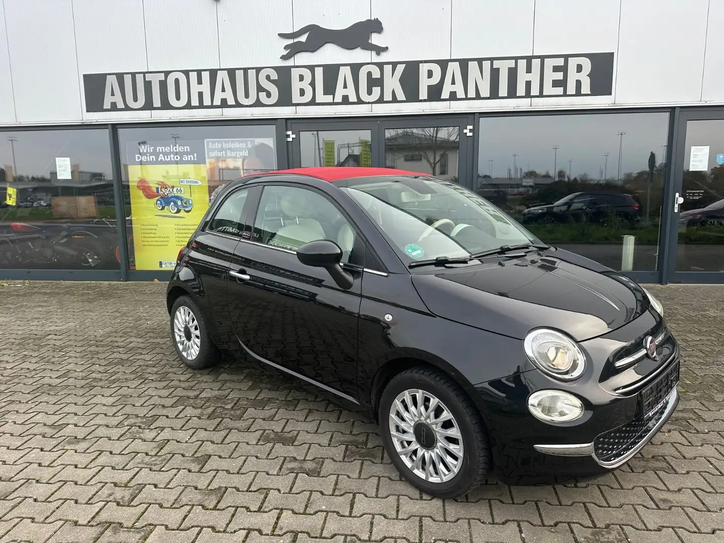 Fiat 500C Lounge Modell 2020 Navi Alu PDC Klima Schwarz - 1
