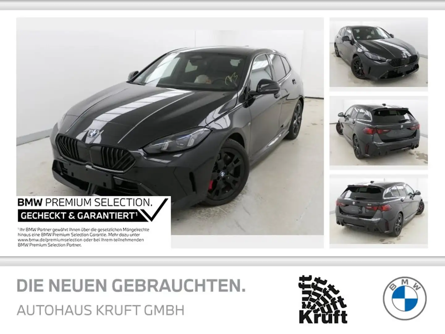 BMW 123 xDrive M SPORT PRO+HUD+KAMERA+AHK+ESITZE+HK SOUND Schwarz - 1
