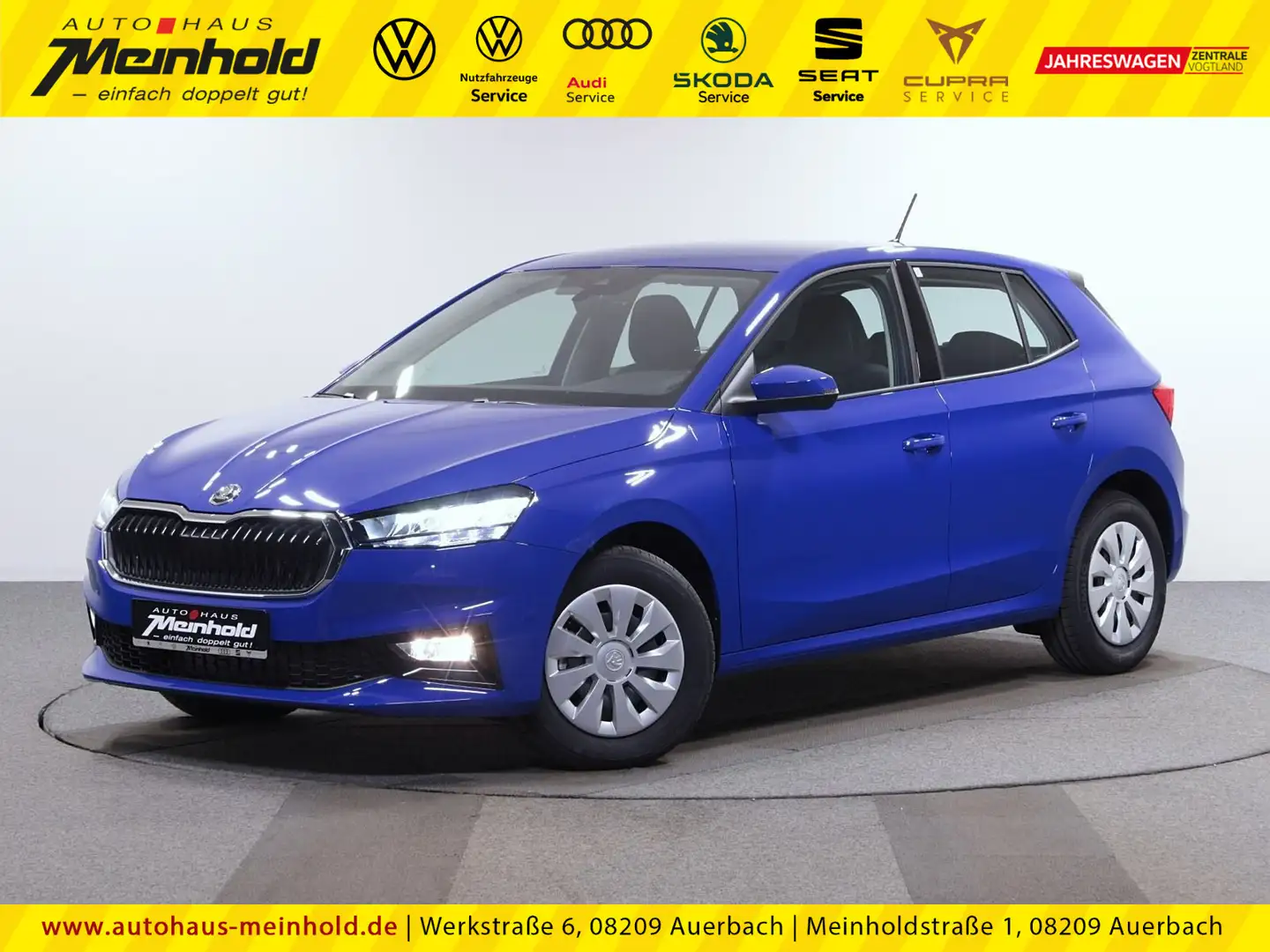 Skoda Fabia 1.0 TSI Selection,Sitzheizung,LED,EPH,DAB, Blauw - 1