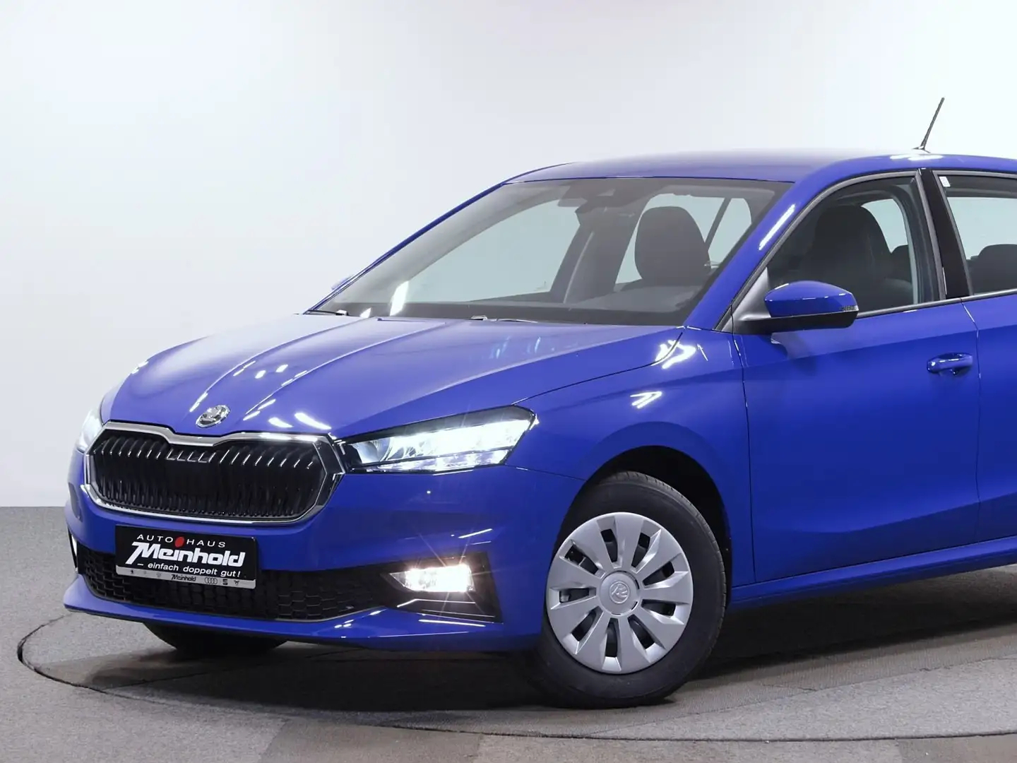 Skoda Fabia 1.0 TSI Selection,Sitzheizung,LED,EPH,DAB, Blauw - 2