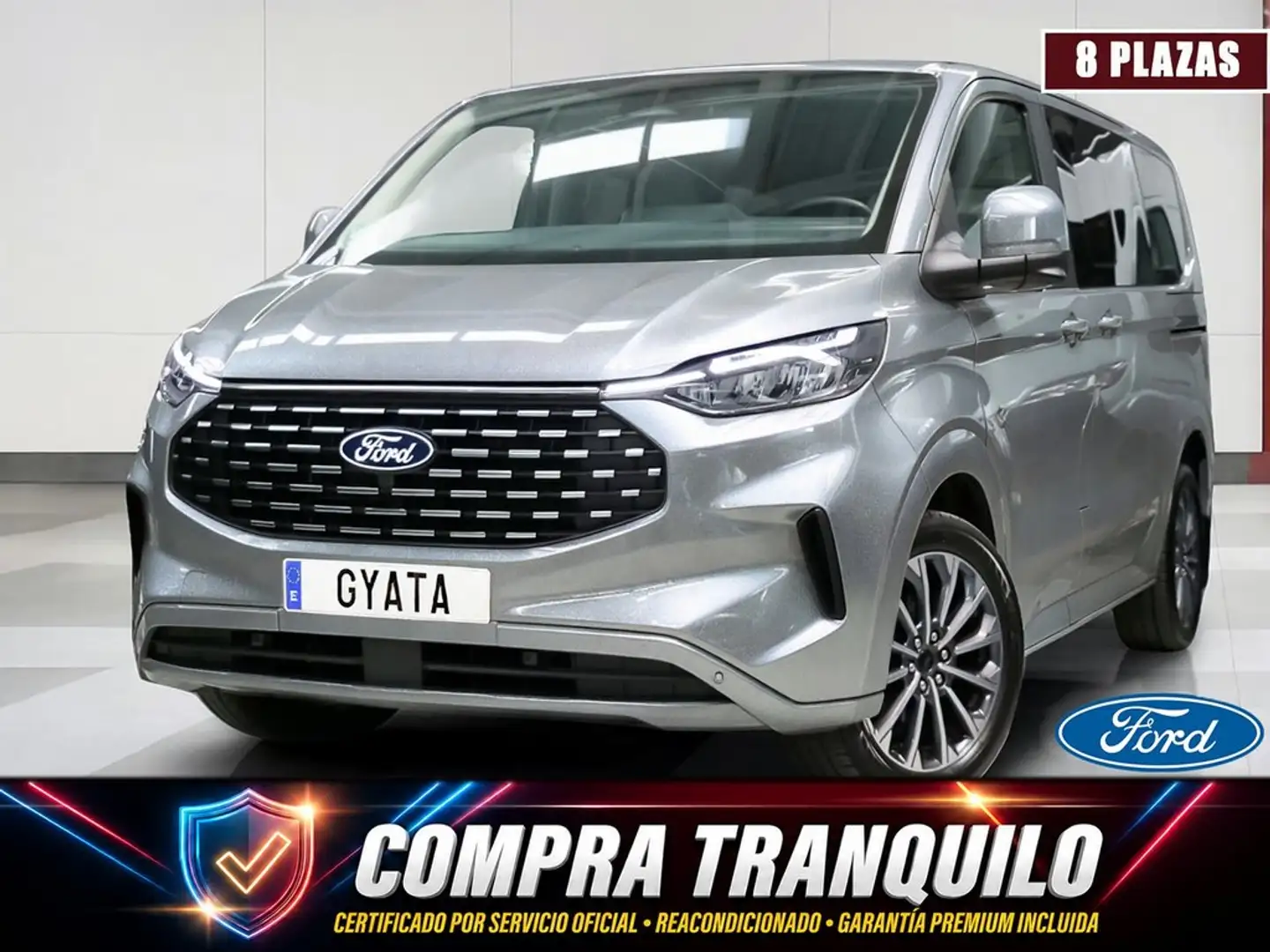 Ford Tourneo Custom 2.5 Duratec Titanium X 171kW Gris - 1