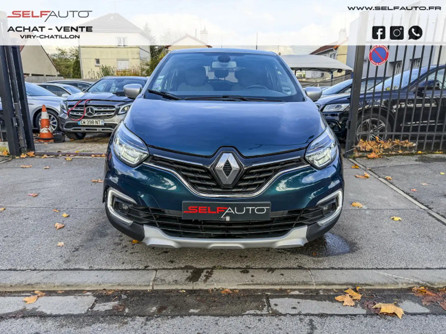 Renault Captur 0.9 TCE 90CH ENERGY INTENS EURO6C Bleu - 2