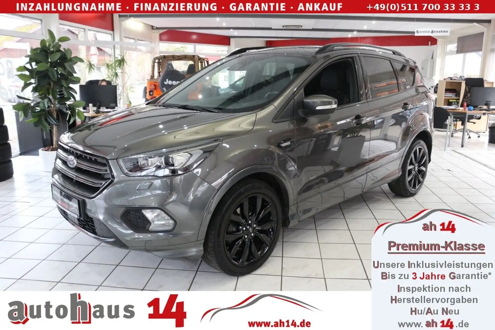 Ford Kuga 2.0 EcoBoost ST-Line - Automatik-Navi-Pano Gris - 1