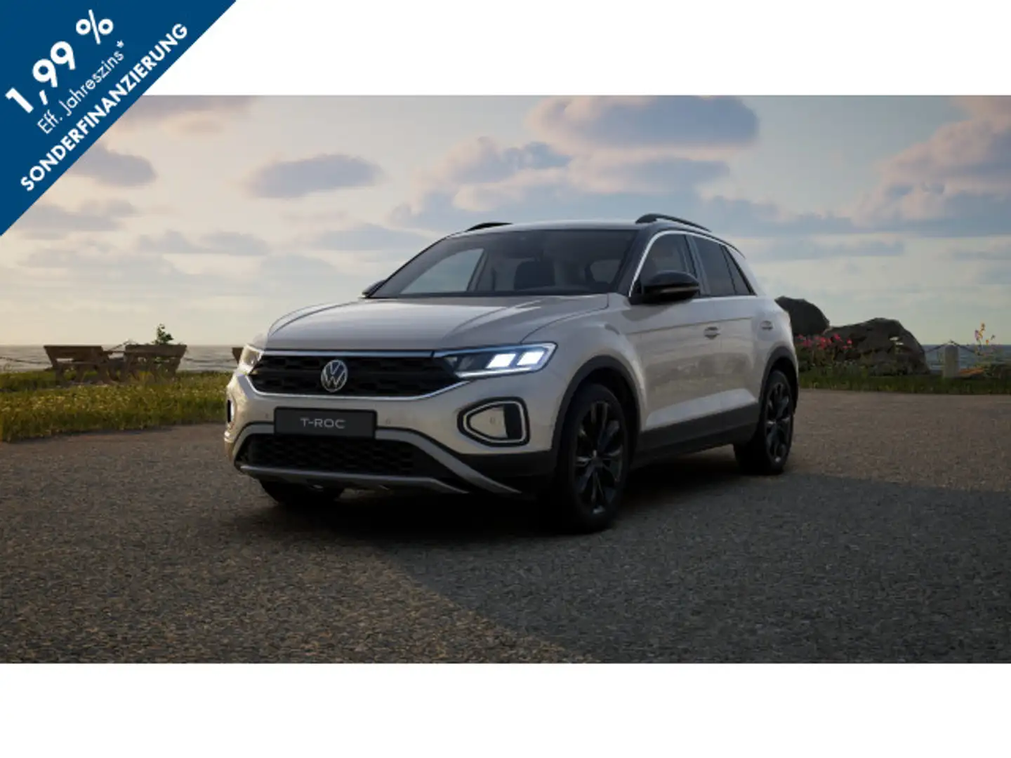 Volkswagen T-Roc MOVE 1.0 TSI NAVI AHK EPH SHZ Silber - 1