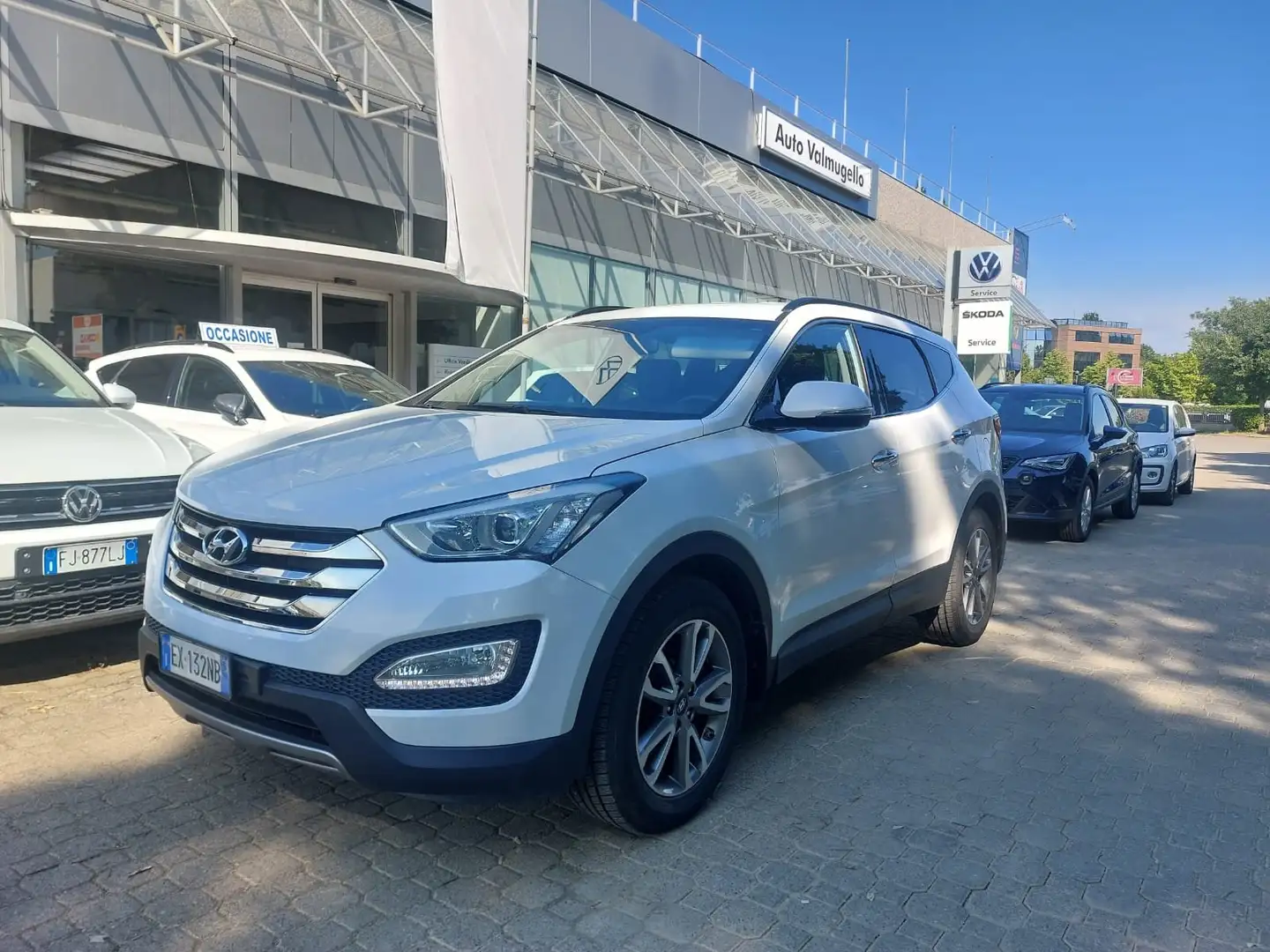 Hyundai SANTA FE Santa Fe III 2014 2.0 crdi Style 4wd EURO 6b Bianco - 1