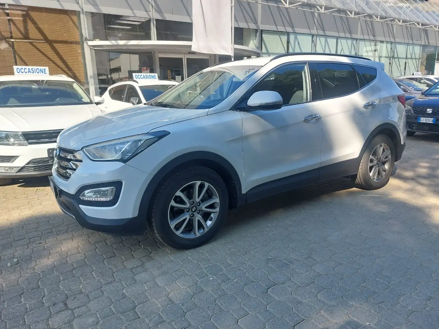 Hyundai SANTA FE Santa Fe III 2014 2.0 crdi Style 4wd EURO 6b Bianco - 2