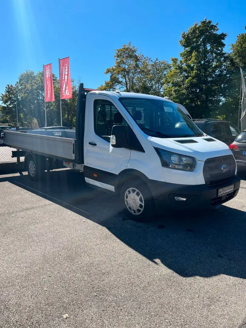 Ford Transit Pritsche 350 L4 Trend*TEMPO*KLIMA*AHK* Weiß - 1