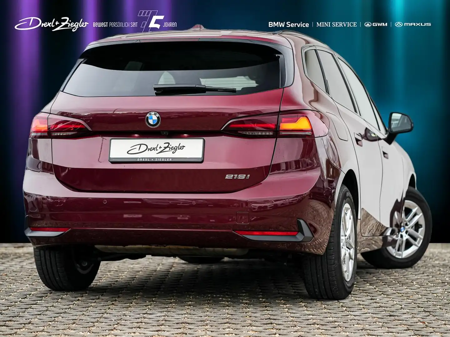 BMW 218 218i Active Tourer Travel GSD AHK RFK SpSitz DAB Rot - 2