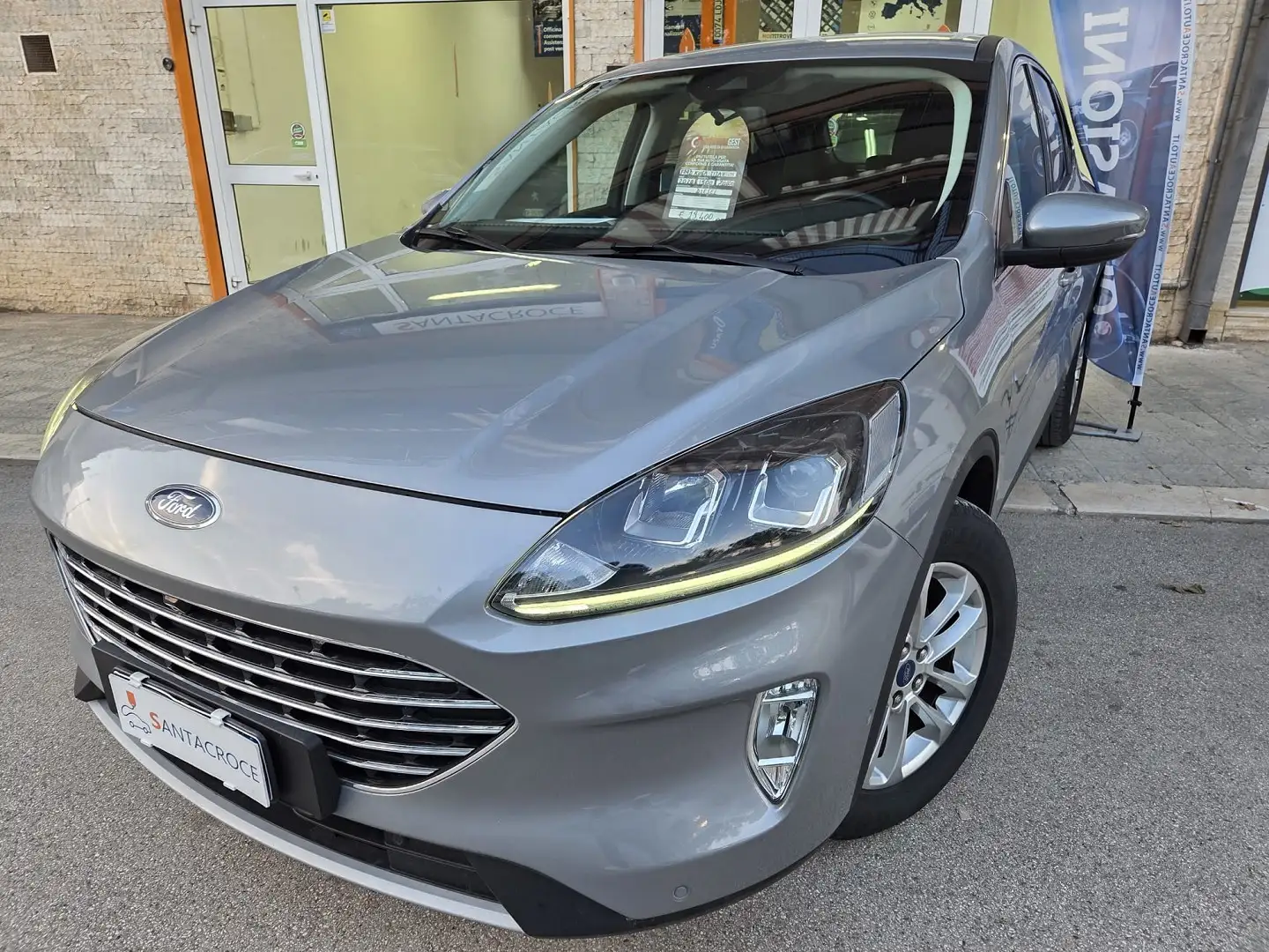 Ford Kuga KUGA 1.5 ECOBLUE 120CV AUT.2WD TITANIUM IMMAT.2020 Gris - 2