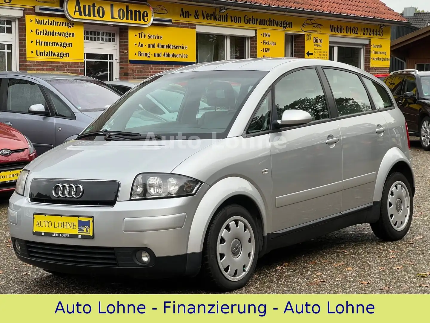 Audi A2 1.4 Allwetterreifen Klimaaut. Silber - 1