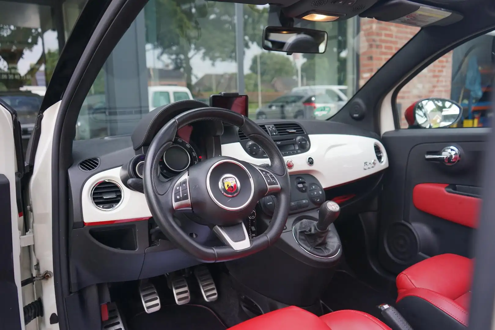 Abarth 500C 1.4 T-Jet Estetico , 2-tone, Schaalstoelen, Inters Blanco - 2