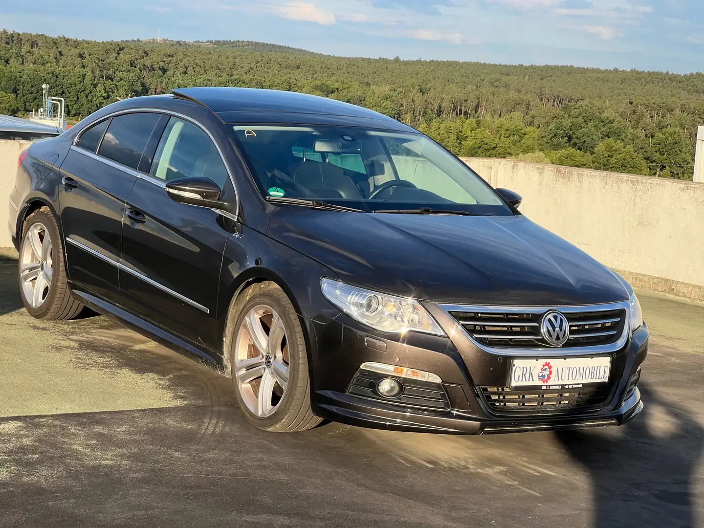 Volkswagen Passat CC 20TDI 170PS DSG R-line Open-Sky ACC Leder VOLL Noir - 2
