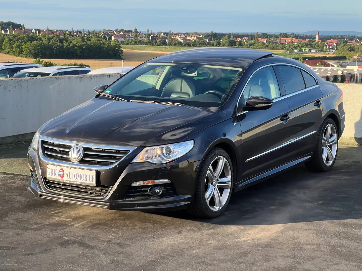 Volkswagen Passat CC 20TDI 170PS DSG R-line Open-Sky ACC Leder VOLL Noir - 1