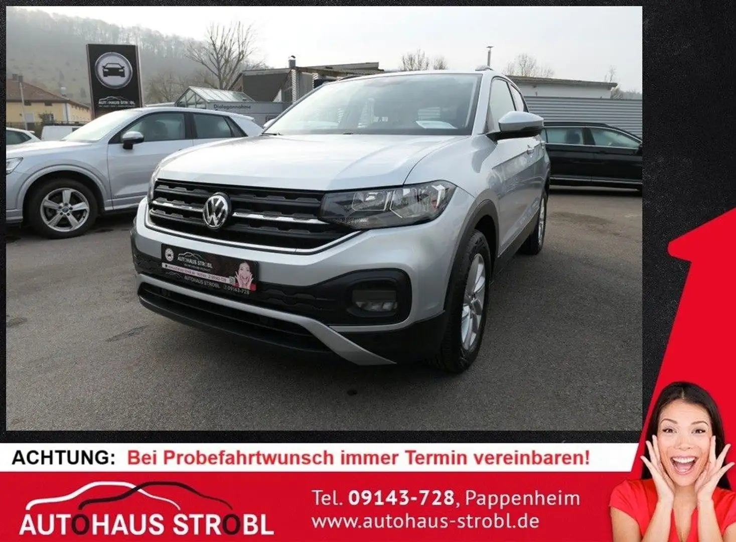 Volkswagen T-Cross LIFE 1.6 TDI, DSG-Getriebe/ NAVI/ SHZG Argent - 1