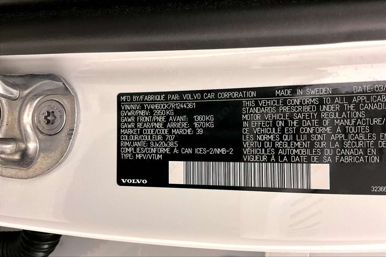 2024 Volvo XC90 CORE BRIGHT PHEV - CLIMATE - PANORAMIC SUNROOF / P thumb 35