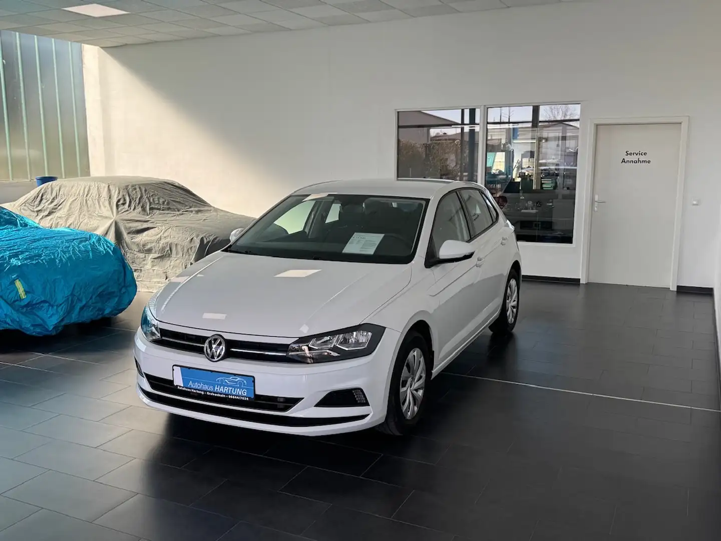 Volkswagen Polo Comfortline, Klima, S+S, Radio, MP3, Bluetooth, Weiß - 1