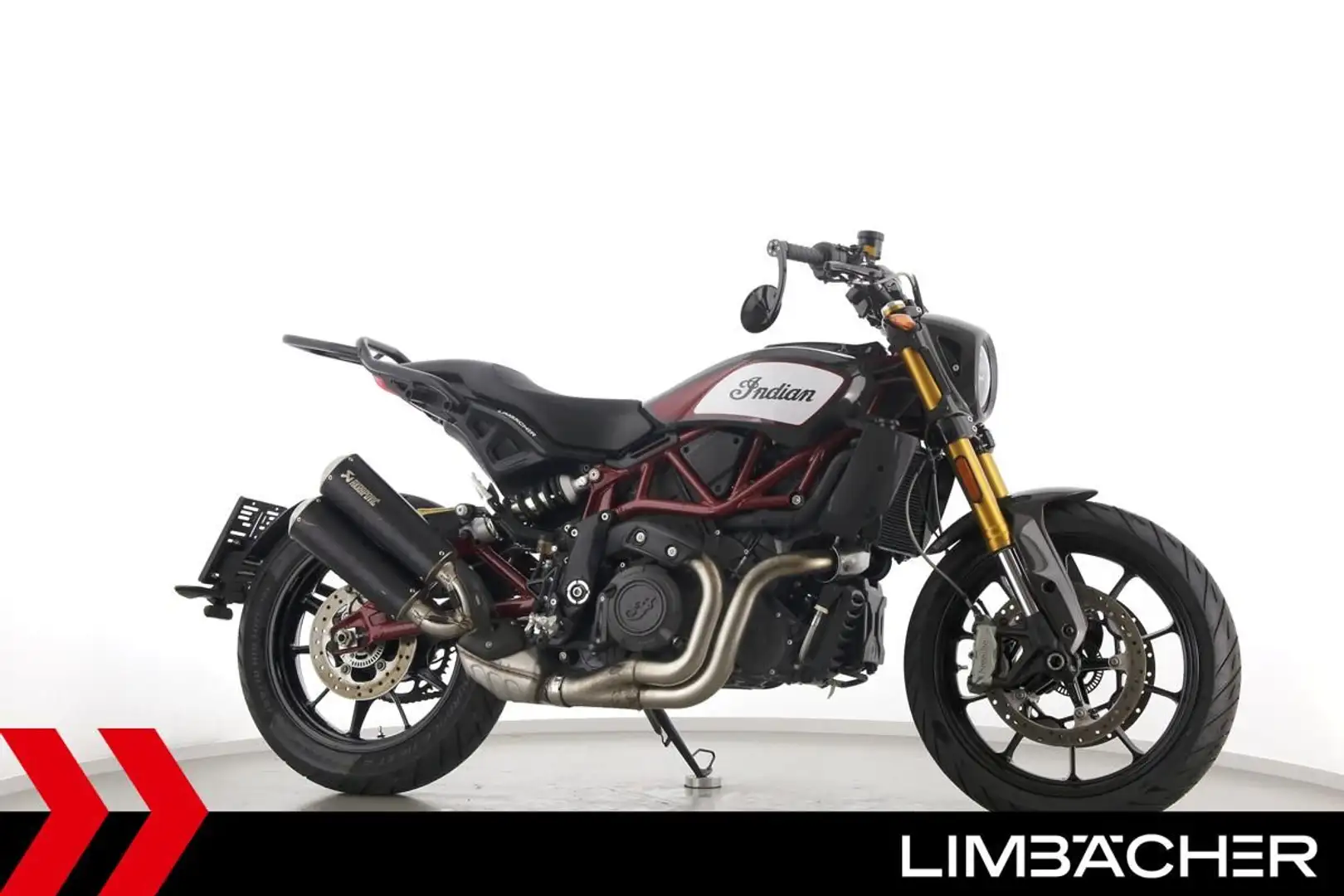 Indian FTR 1200 S CARBON - Akrapovic, TC, Carbon Fekete - 1