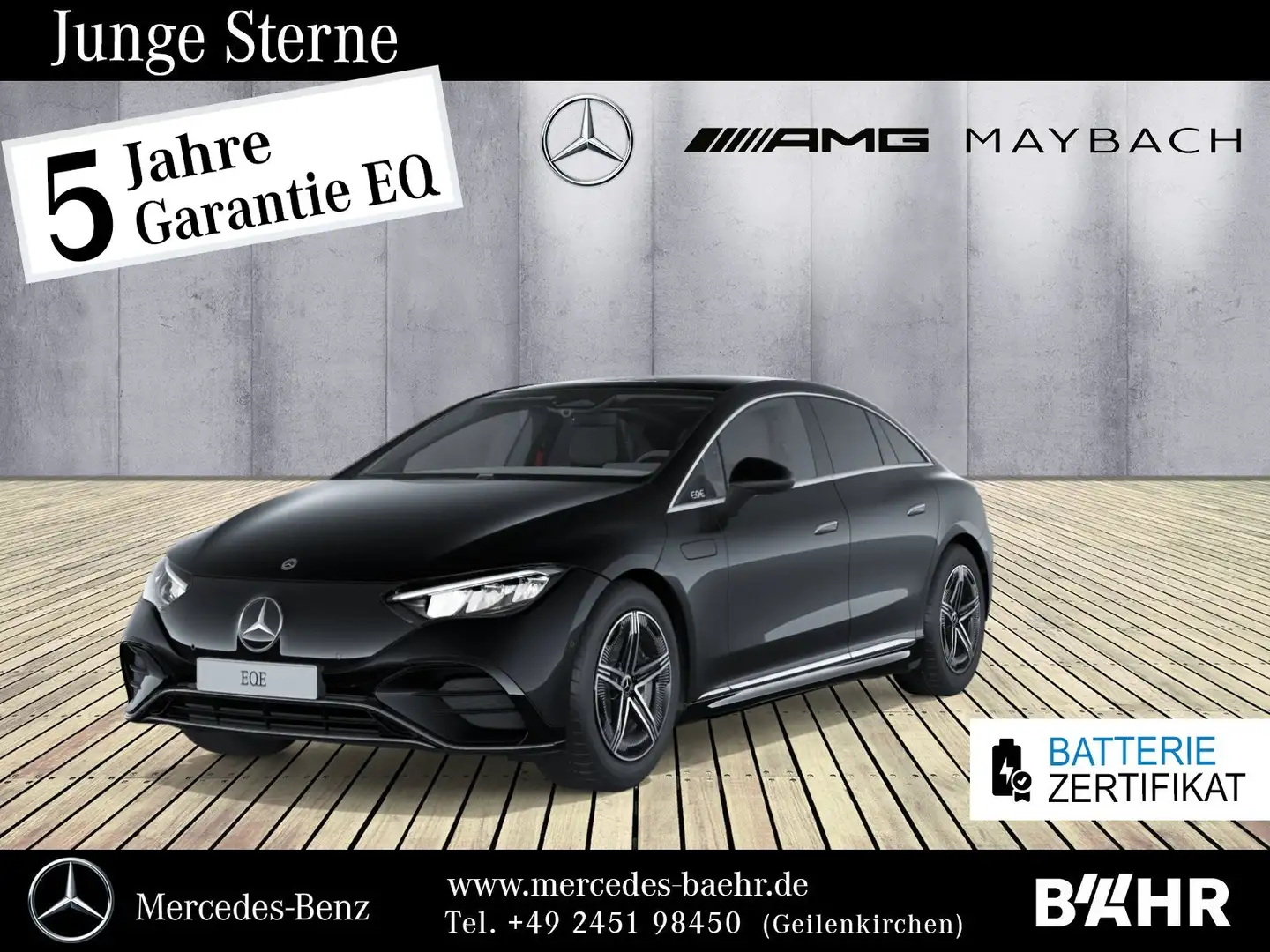 Mercedes-Benz EQE 300 EQE 300 AMG/MBUX/LED/"Flex-Bonus" - 3.850 Euro! Schwarz - 1
