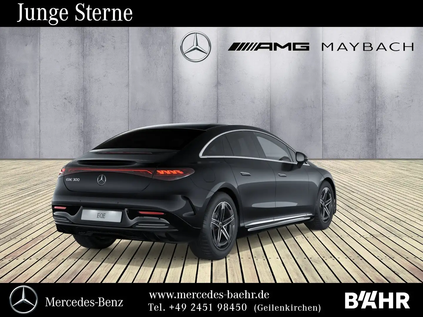 Mercedes-Benz EQE 300 EQE 300 AMG/MBUX/LED/"Flex-Bonus" - 3.850 Euro! Schwarz - 2