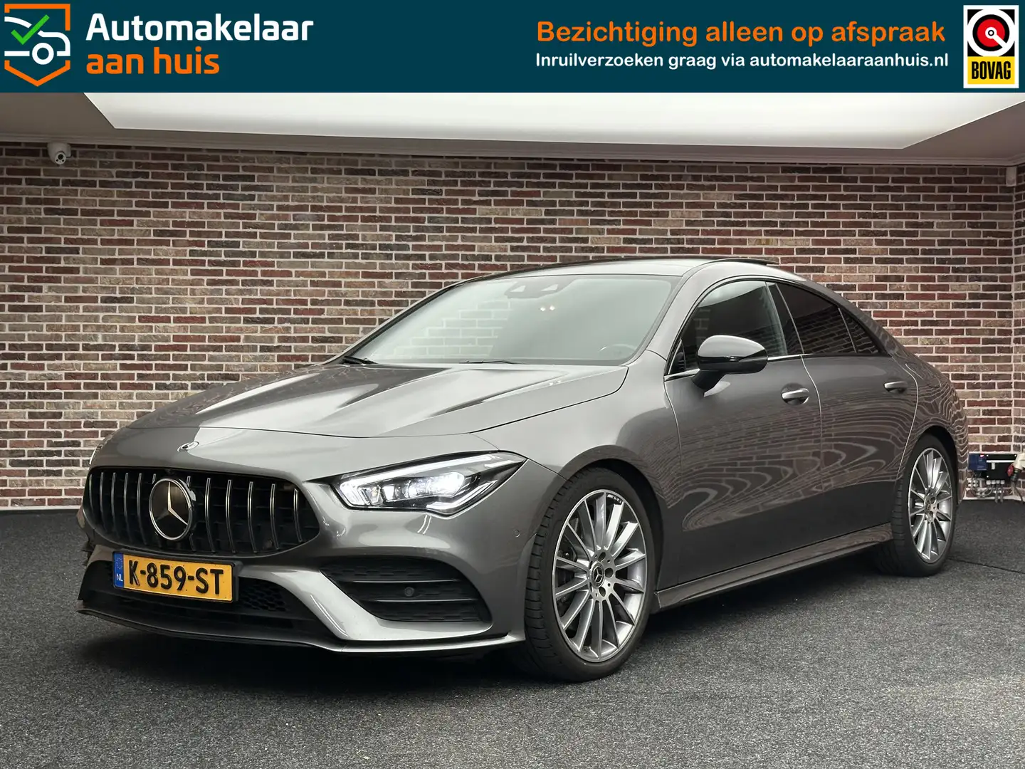 Mercedes-Benz CLA 250 Premium Plus | Memory| Burmester| VOL!| Grijs - 1