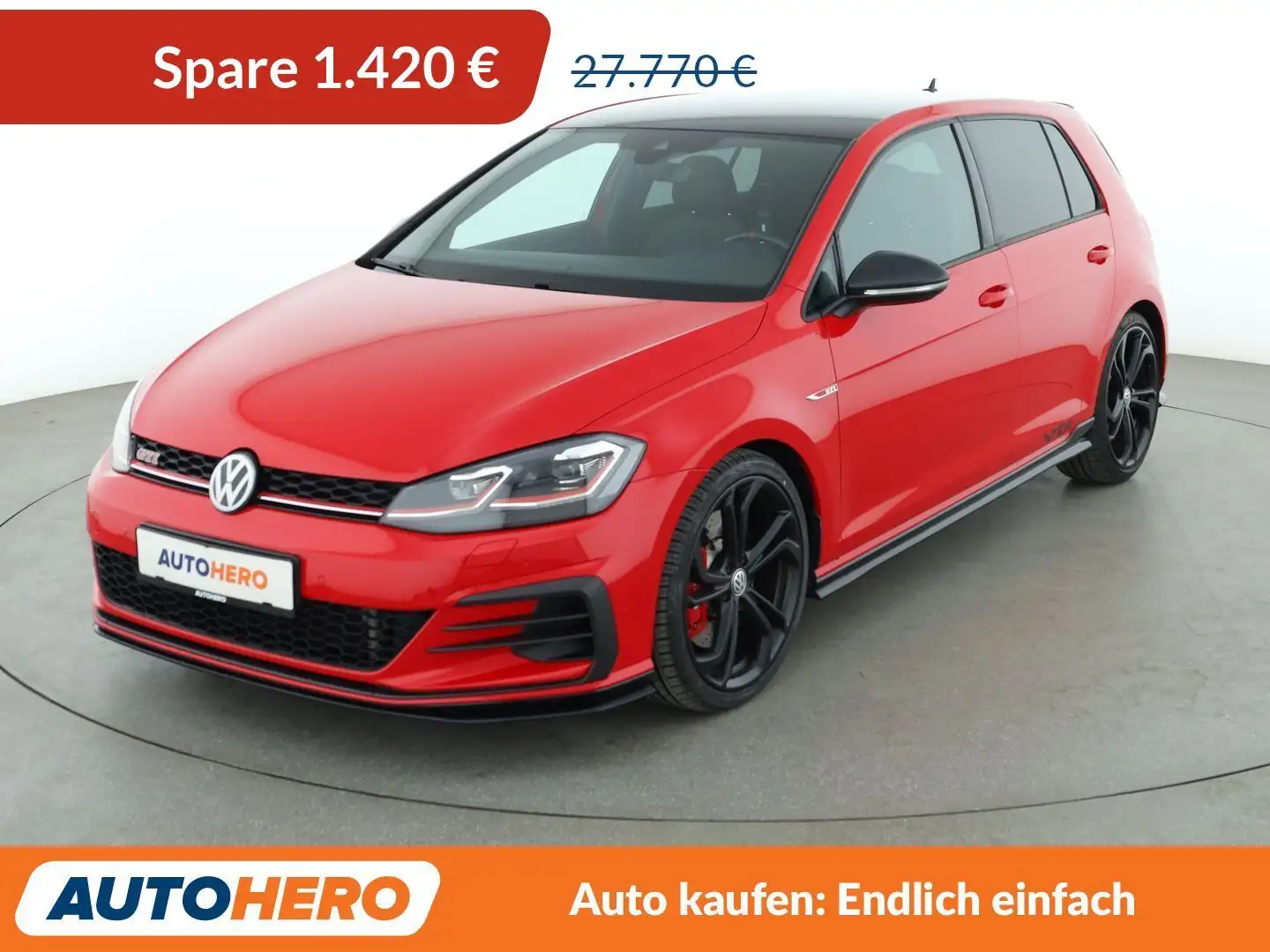 Volkswagen Golf GTI 2.0 TSI GTI TCR Aut.*NAVI*VC*ACC* Rot - 1
