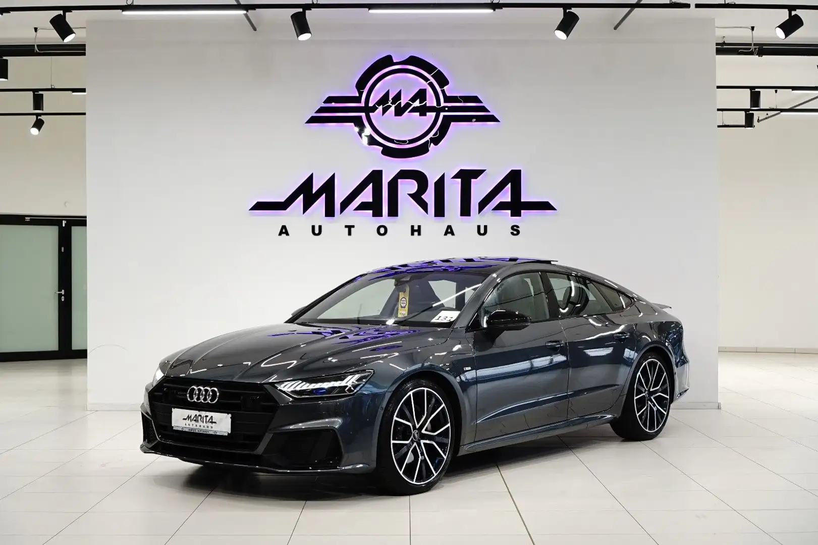 Audi A7 Sportback 50|S-LINE+RS|HUD|SOFT|MEMO|3D|PANO| Gris - 1