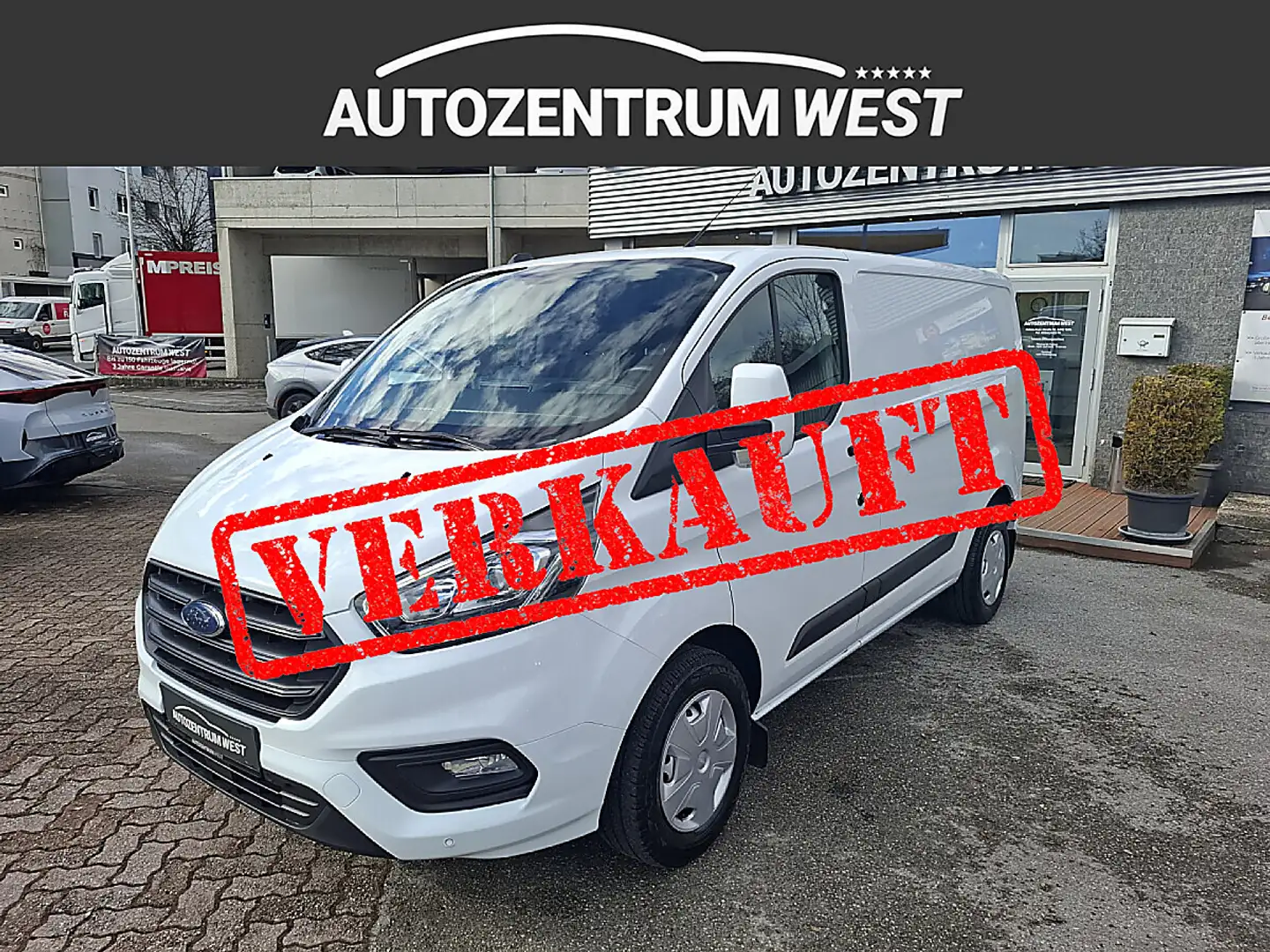 Ford Transit Custom Kasten 2,0 TDCi L1H1 300 Trend **Werkstattausr... Weiß - 1