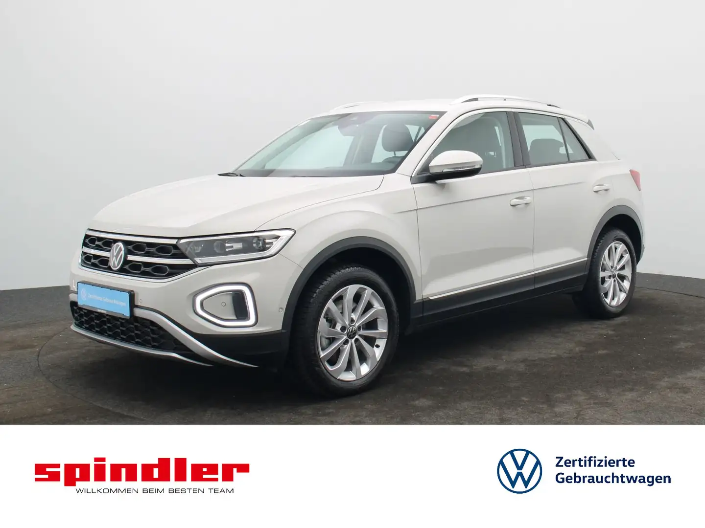Volkswagen T-Roc Style 2.0 TDI 4M DSG / LED, AHK, Navi, PDC Gris - 1