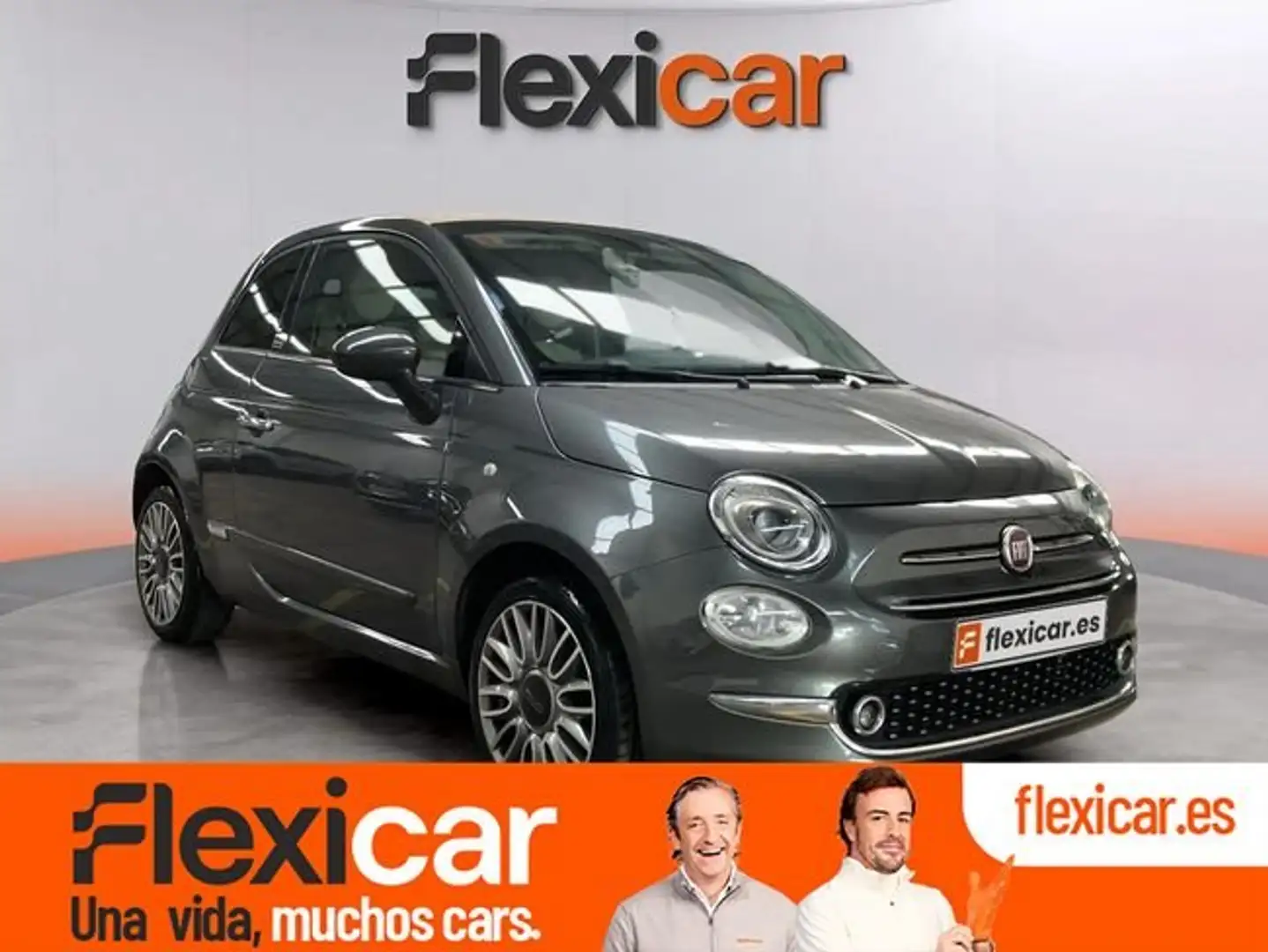Fiat 500C 1.2 60th Gris - 1