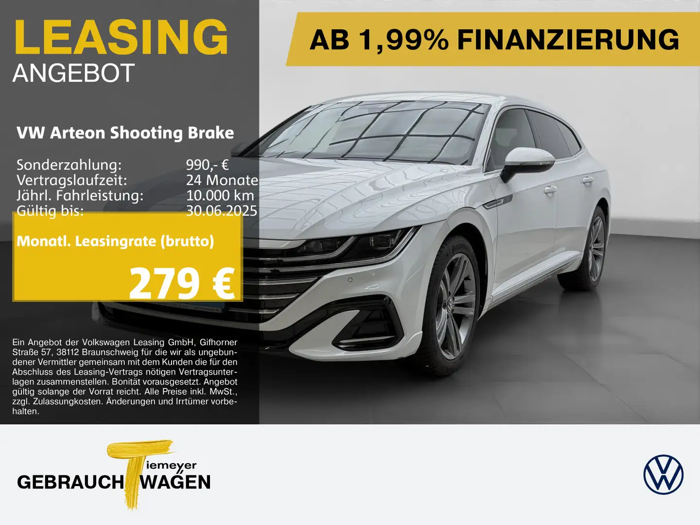 Volkswagen Arteon 2.0 TSI R-LINE IQ.LIGHT AH Bianco - 1