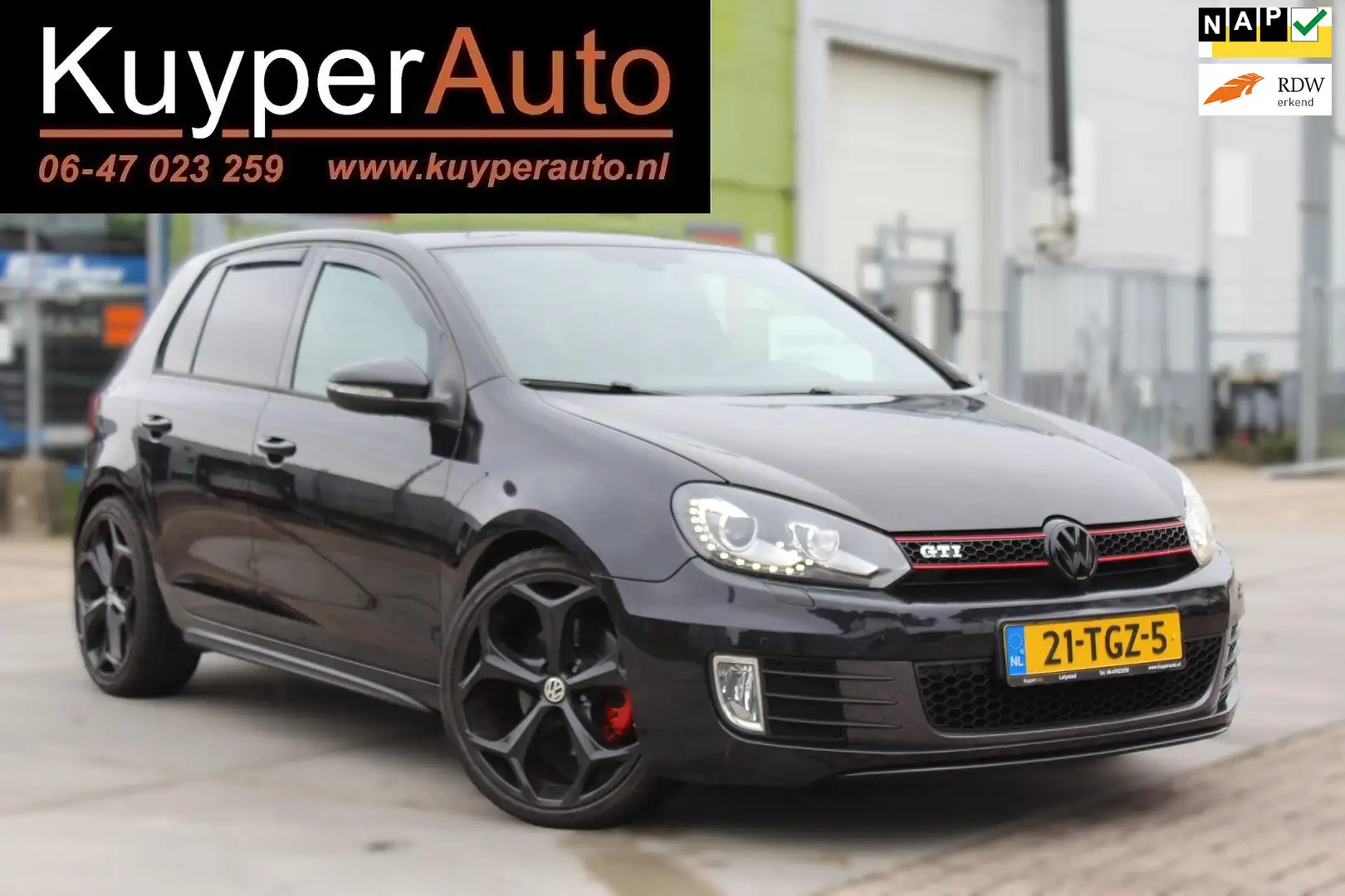 Volkswagen Golf GTI 2.0 NETTE AUTOMAAT DSG nap ,,gereviseerde motor,,, Noir - 1