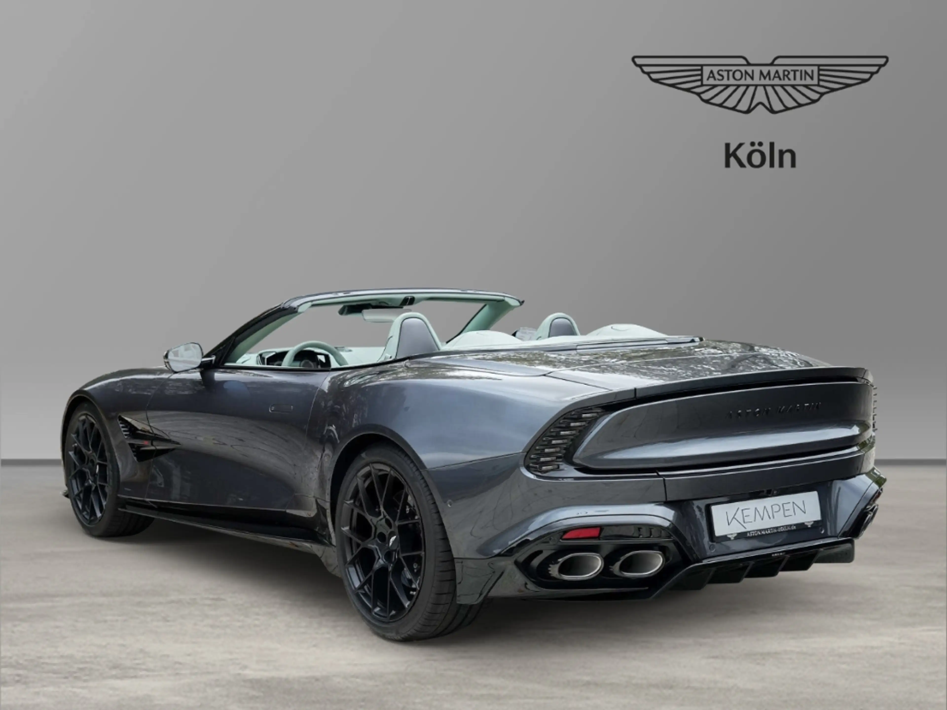 Aston Martin Vanquish Volante Epsilon Black / Sage Green — photo 6