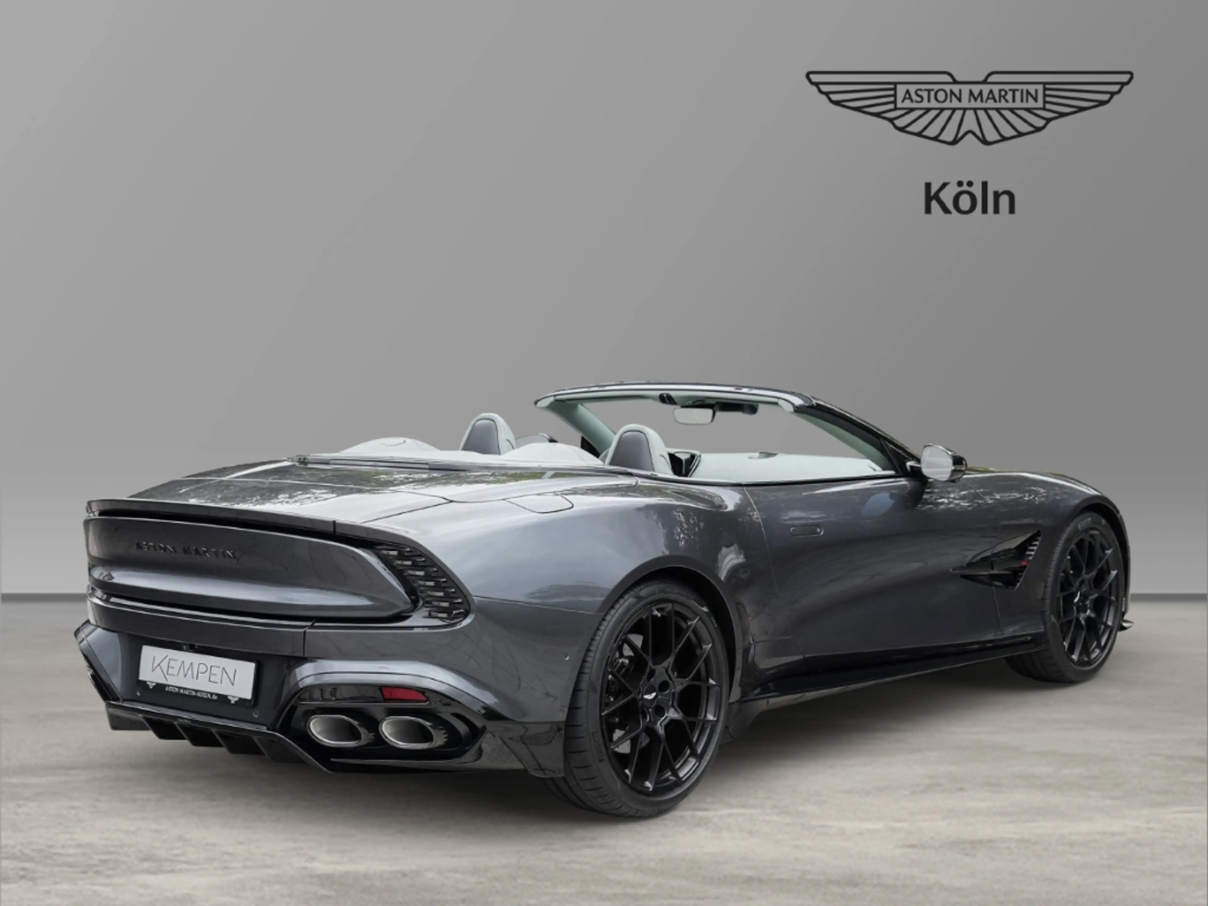 Aston Martin Vanquish Volante Epsilon Black / Sage Green — photo 4