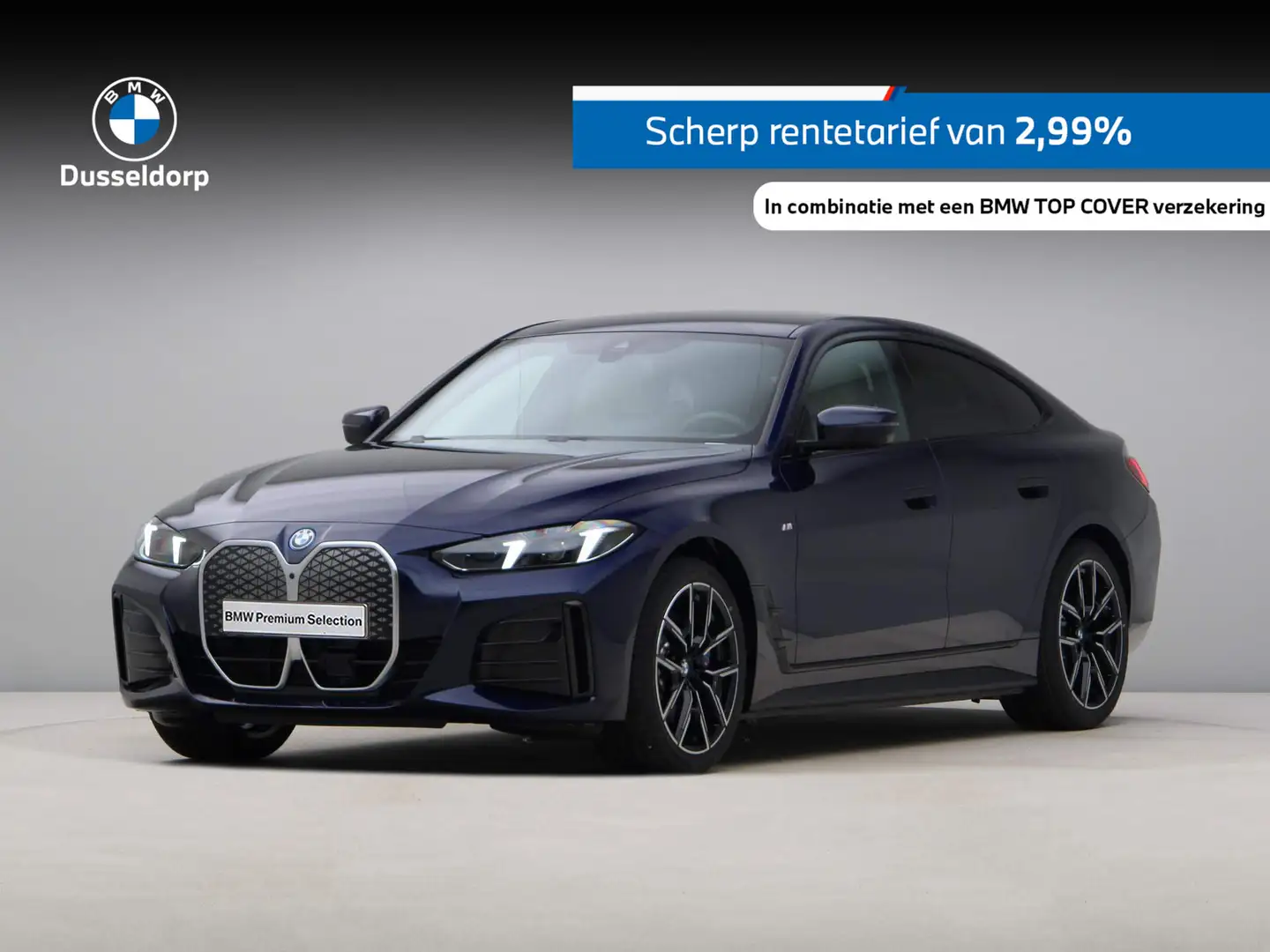 BMW i4 eDrive35 M Sport Edition 70 kWh Bleu - 1