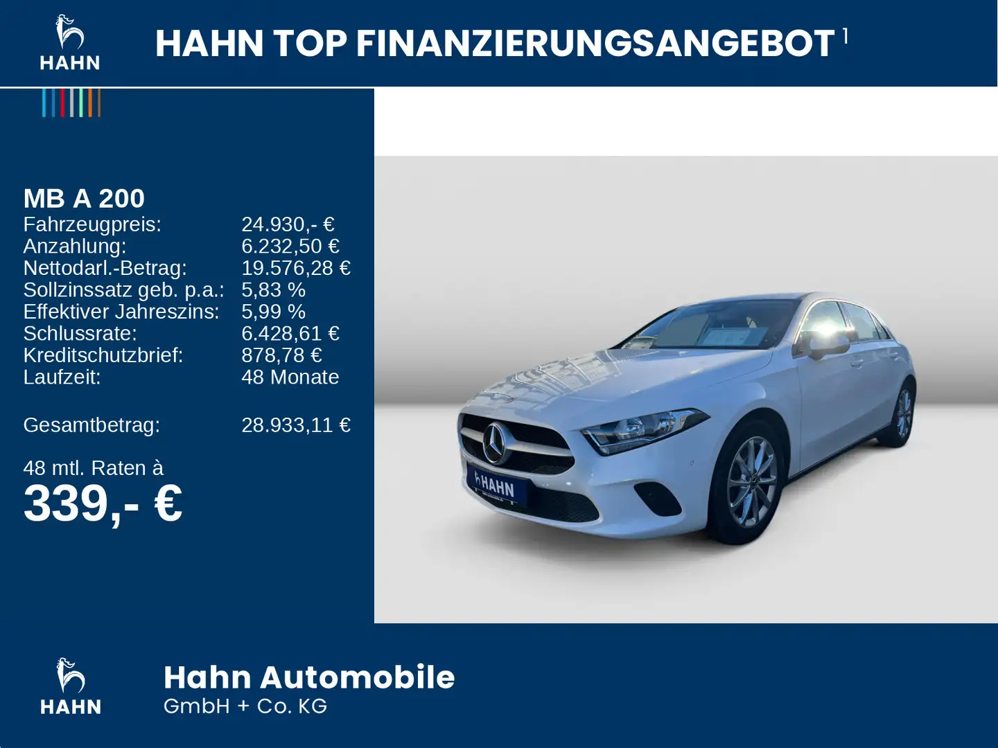 Mercedes-Benz A 200 Navi Sitzheizung PDC Klima Weiß - 2