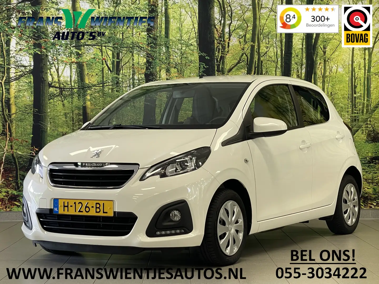 Peugeot 108 1.0 e-VTi Active | Airconditioning | Bluetooth | S Blanc - 1