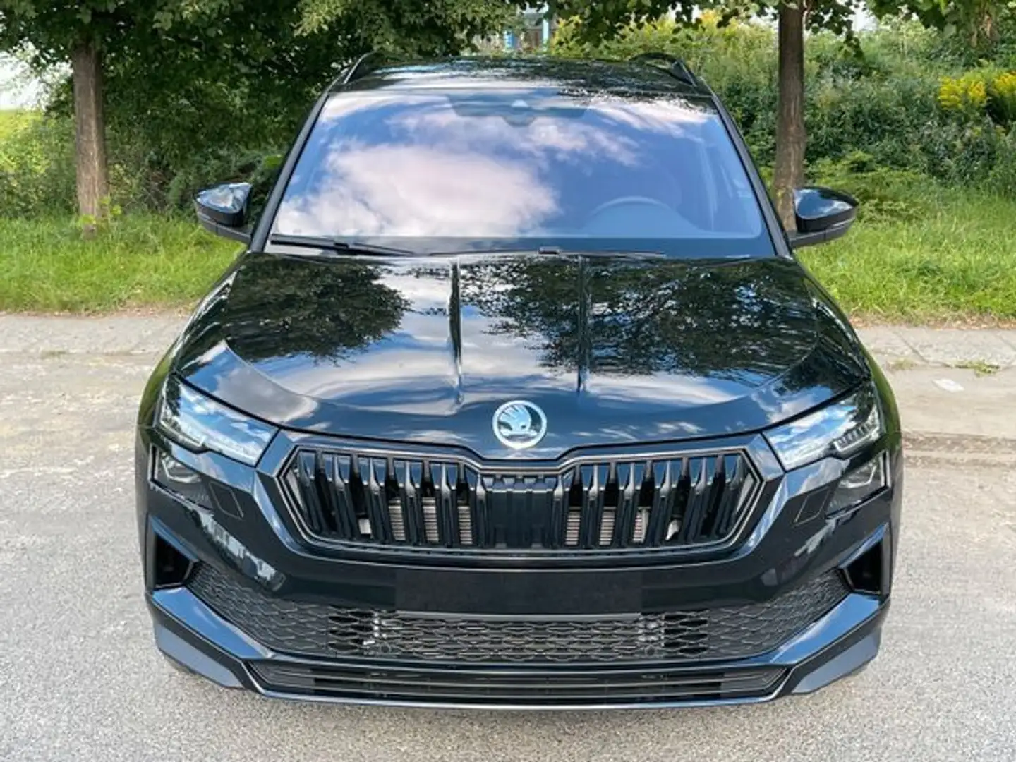 Skoda Karoq 1.5l TSI ACT DSG Sportline Matrix AHK Kame Schwarz - 1