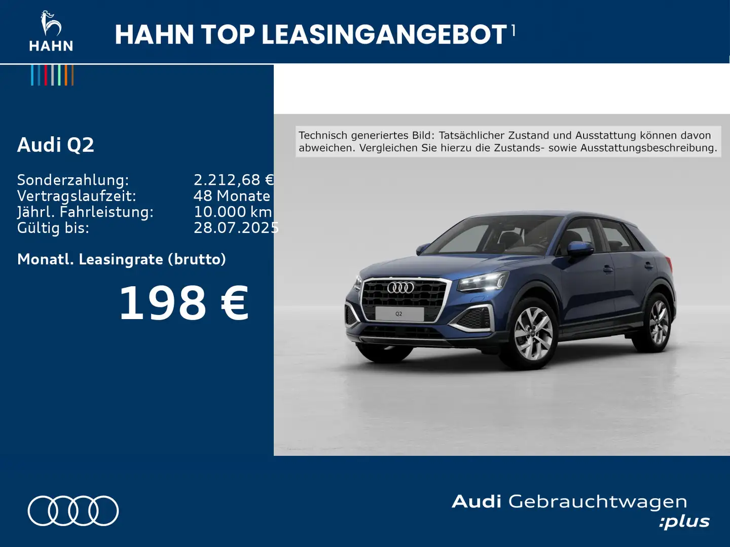 Audi Q2 35 TFSI S-tronic advanced AHK Matrix Navi Ein Blau - 2